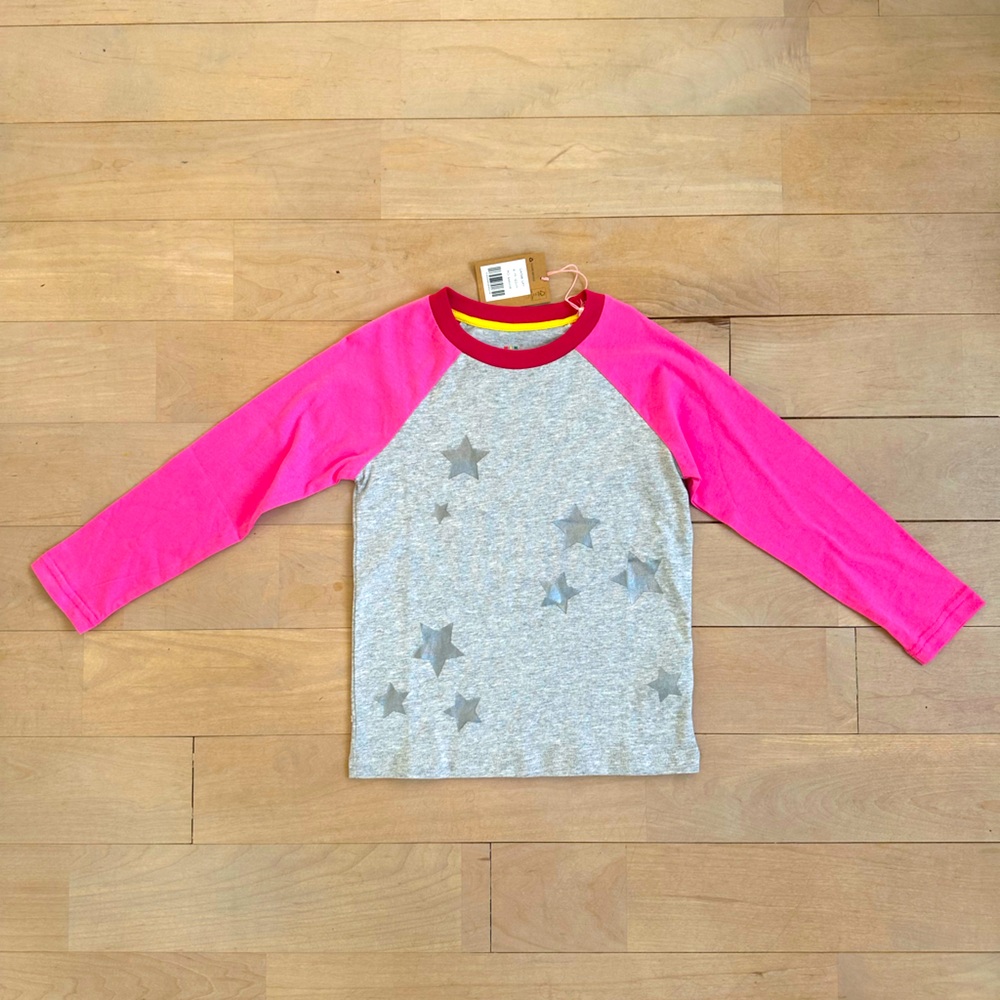 Mini Boden Colourblock Raglan T-shirt